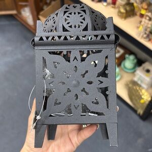 Decorative Black Metal Lantern